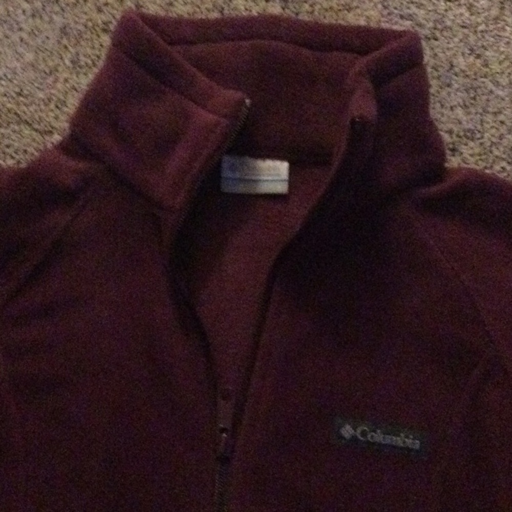 Columbia womens fleece zip jacket